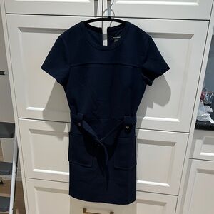 Elegant Navy Blue Dress